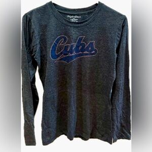 Chicago Cubs Shirt - Dark Gray Long Sleeve Tee